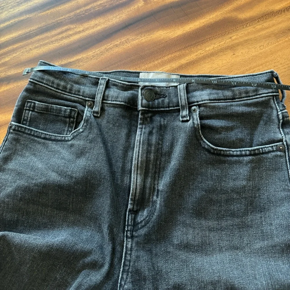 Everlane High Rise skinny jean washed black